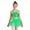 Green, variant on iEFiEL Girls Christmas Ballet Dance Camis Dress Sleeveless Skating Gymnastics Leotard Tutu Dress Red 10