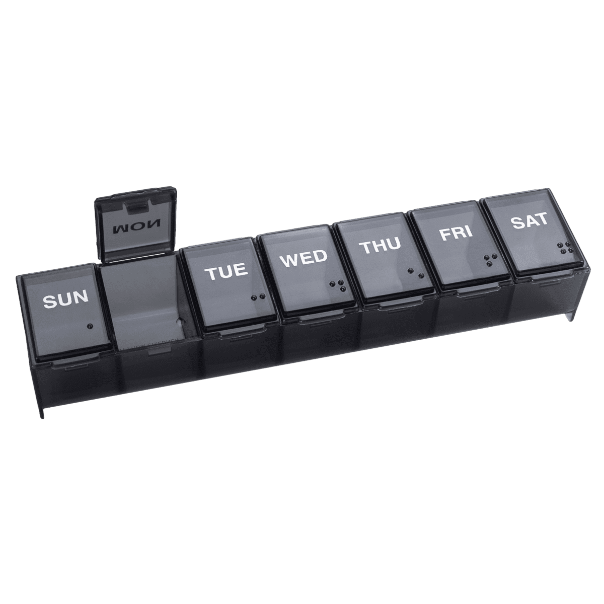 Ezy Dose Travel (7Day) Pill & Vitamin Organizer, Medicine Box, Weekly