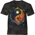 thumbnail image 1 of The Mountain 1565080 Grey Yin Yang Dragons Youth Classic Tee - Small, 1 of 1