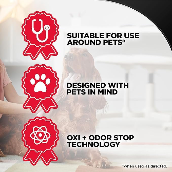 (4 pack) Resolve Ultra Pet Carpet Cleaner Spray for Removal of Pet Stains & Odors, 32 oz