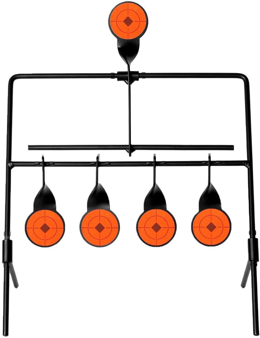 Iron Self Resetting Shooting Target Metal Stand Heavy Duty 3 Sizes Targets 