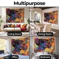 thumbnail image 4 of Pan-African Vibes Wall Tapestry for Bedroom by DC | African American Tapestry Wall Hanging & Aesthetic Decor for Dorm, Living Room, Picnic & Home | 39"x52", 4 of 7