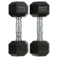 thumbnail image 7 of Marcy 15 lb Rubber Hex Dumbbells (Pairs), 7 of 7