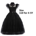 thumbnail image 3 of Black Dress for Girls Kids Halloween Movie Cosplay Costume Outfit, 3 of 9