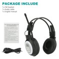 thumbnail image 7 of Headphones Wired, Wireless Headphones, Wireless FM Headset Ear Muffs with Built-in Radio for Jogging, Walking, Daily Works, Noise Cancelling Headset, Black, 7 of 7