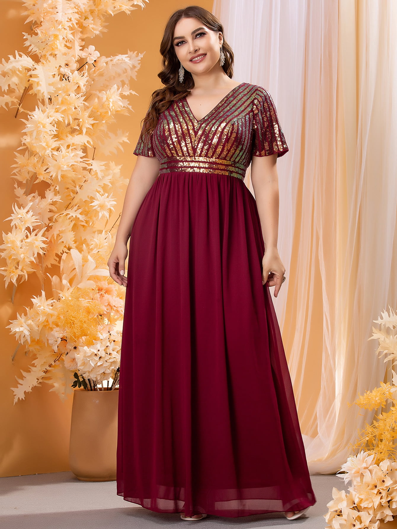 sparkly chiffon dress