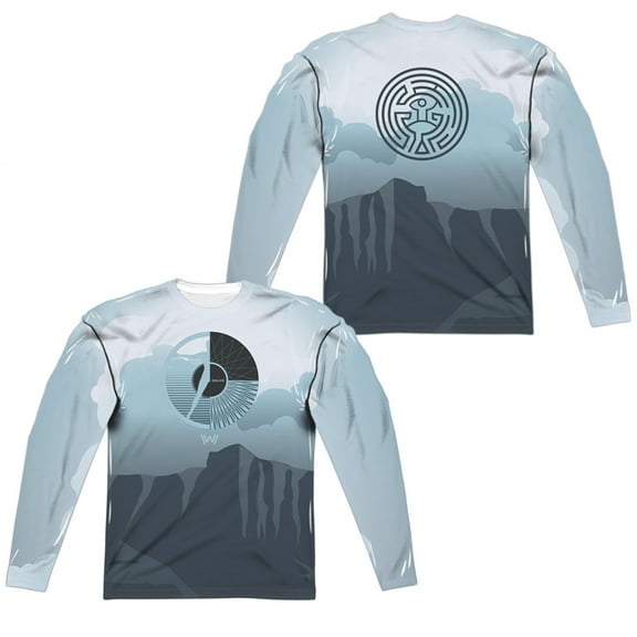 Westworld - Landscape (Front/Back Print) - Regular Fit Long Sleeve Shirt - Medium