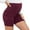 Wine, variant on Pitauce Maternity Yoga Shorts with Pockets Seamless Over The Belly Pregnancy Workout Shorts Biker Under Dress Shorts for Women