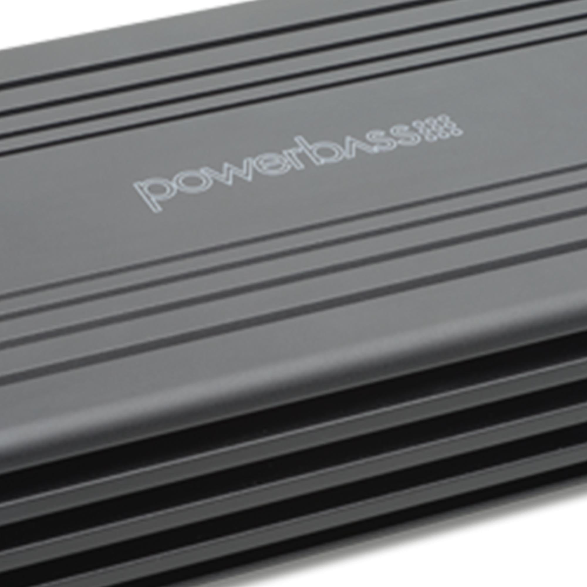 PowerBass PB-1000D Mono Car Amplifier – 1000 Watts x 1 @ 1 Ohm, Class D, Compact Design, Bass Remote Included