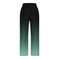 thumbnail image 6 of pimelu Womens Casual Wide Leg Pants Elastic Waisted Straight Long Trousers Loose Work Cargo Palazzo Pants Streetwear Cotton Linen Pants, 6 of 6