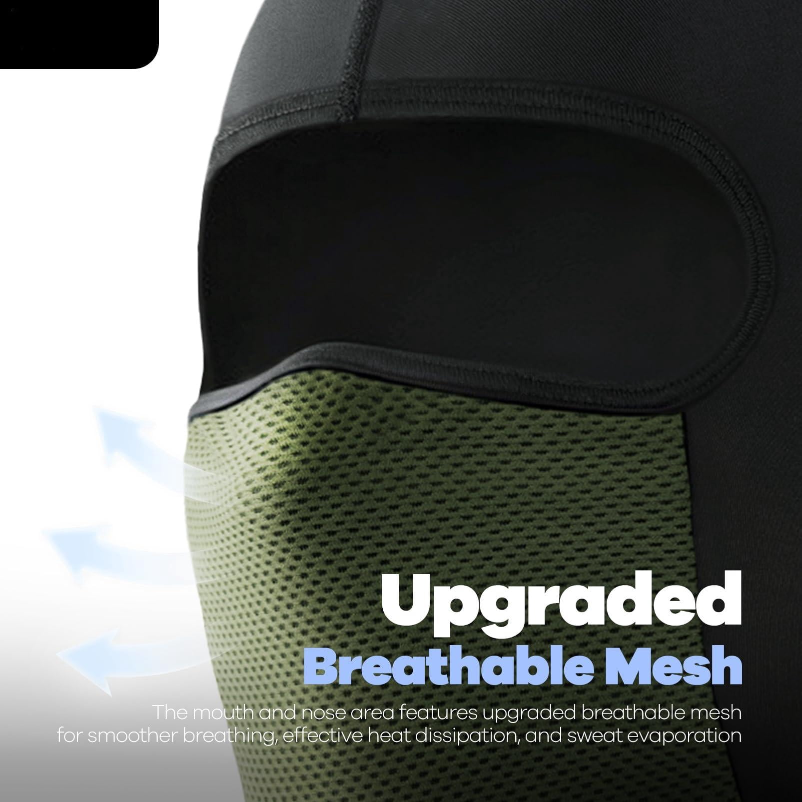 Balaclava Cycling Face Mask  Summer Ice Silk Mesh Sun Protection Ski For Men Women