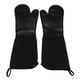 thumbnail image 1 of Extra Long Silicone Oven Mitts with Quilted Cotton Lining 2 Pack, 1 of 5