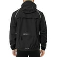 thumbnail image 4 of BALEAF Men's Running Jacket Cycling Waterproof Windbreaker Reflective Black Size XXL, 4 of 7