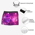 thumbnail image 4 of Lsque Geometry Dash Pattern Men’s Total Support Pouch Boxer Briefs, X-Temp Cooling, Moisture-Wicking Underwear, Regular, Long-leg and Trunk-XX-Large, 4 of 7