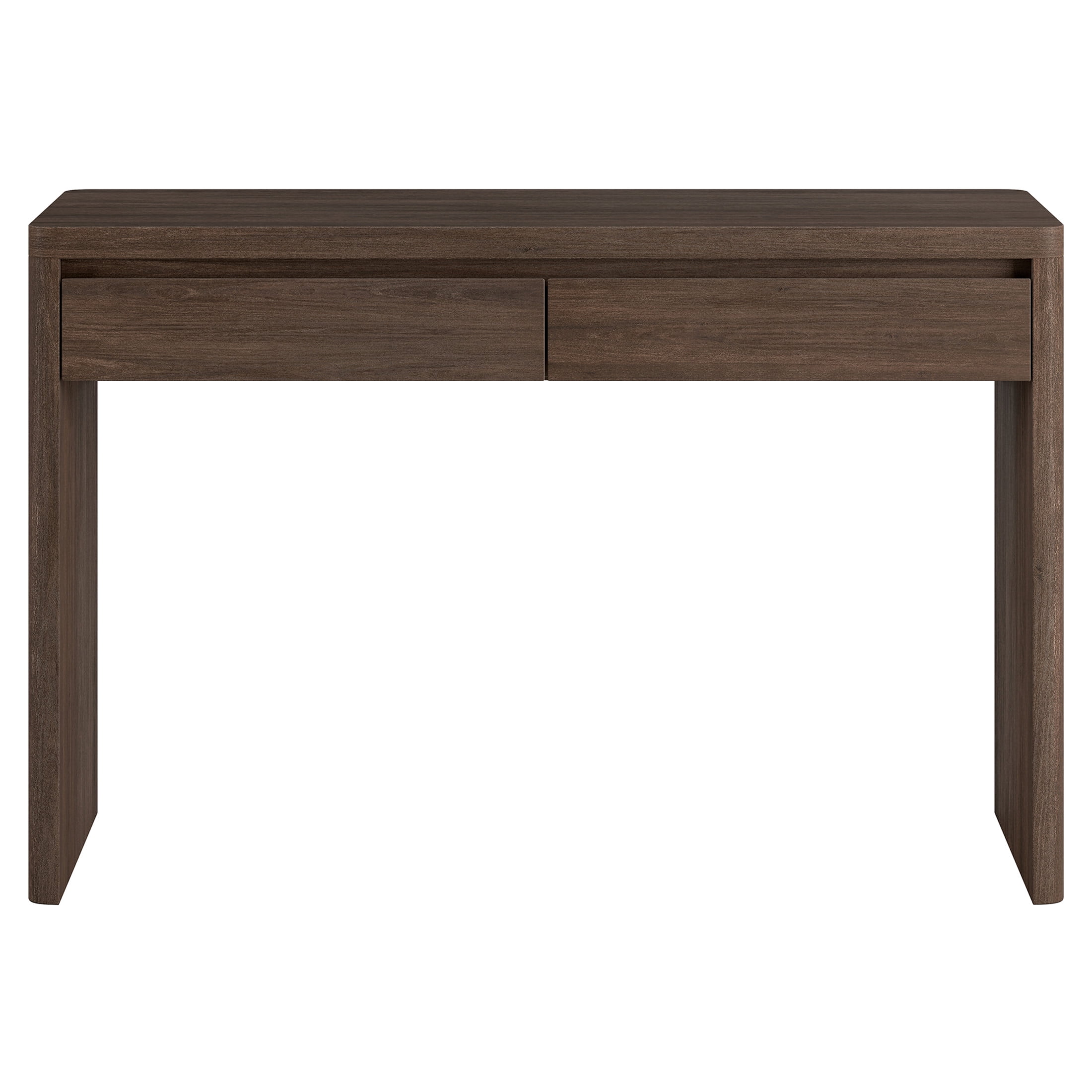 Evelyn&Zoe Modern/Contemporary 48" Wide Brown Oak Home Office