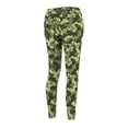 thumbnail image 5 of Green/Light Green Camo Women's Casual Leggings - Camo Color Code 0052, 5 of 7