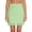 Green aa1, variant on Half s for Women Underskirt Short Mini Skirt with Slit Soft Comfy Knee Skirt for Wedding Party