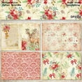thumbnail image 4 of 16 Sheets Vintage Scrapbook Papers, A5 Size Scrapbooking Paper Single Sided Journaling Supplies, Retro Decorative Craft Paper for Writing Diary Embellishment Supplies, 4 of 4
