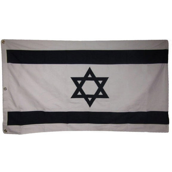 Israel 10'x15' Embroidered Flag ROUGH TEX® 600D Heavy Duty