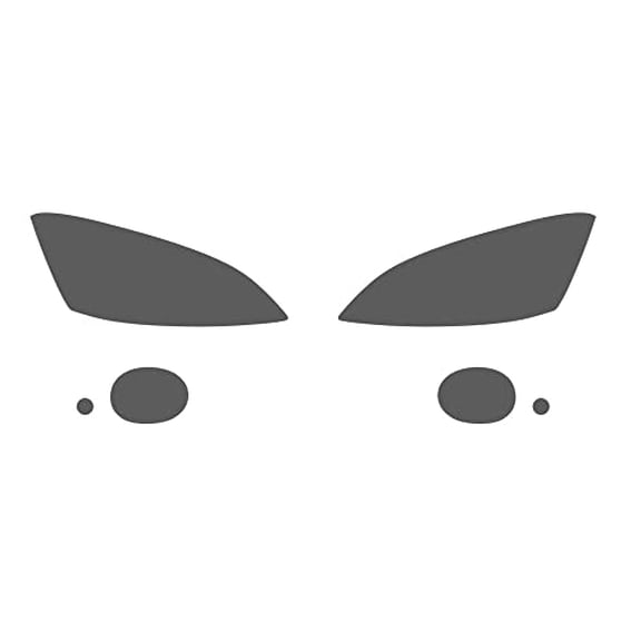 Rtint Fog Light Tint Covers Compatible with Pontiac G6 2005-2010 - Blackout Smoke