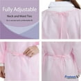 thumbnail image 6 of ProtectX (Pink 10 Pack) Disposable Breathable Polypropylene Isolation Gown with Elastic Knit Cuffs, Covered Back, Extra-Long Double Ties, Universal Size, 6 of 6