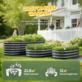 thumbnail image 6 of King Bird Screwless 8x3x1 ft Raised Garden Bed Galvanized Planter Box for Outdoor Gardening Dark Gray, 6 of 9