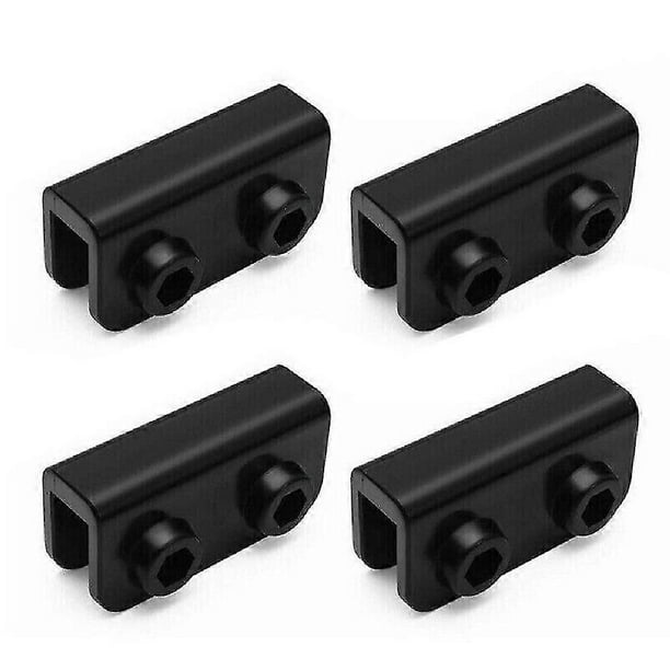 Gazebo Replacement Connector Set for Pop-up Tent Repair, 2-Way Rectangular Bracket Kit (4-Pack)