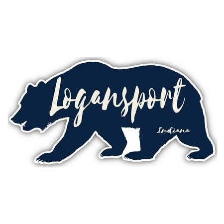 

Logansport Indiana Souvenir 3x1.5-Inch Fridge Magnet Bear Design