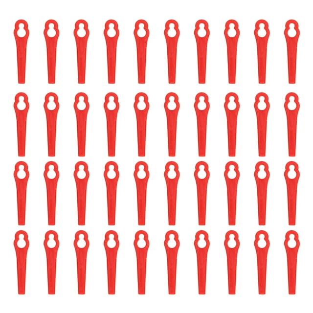 40pcs Plastic Blade Set Replacement Blade for Cordless Grass Trimmer Strimmer