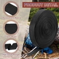 thumbnail image 3 of Correa de cinta de nailon, 20 yardas x 1" correa de polipropileno plana para reparar manualidades (negro), 3 of 7