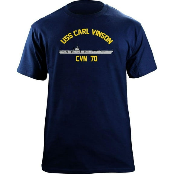 Classic Navy Aircraft Carrier Carl Vinson CVN 70 Veteran T-Shirt