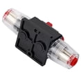 thumbnail image 1 of Circuit Breaker Reset Fuseholder, HighTech Water Resistant, Push Button Reset Kill Switch, AGU Style Replacement, Made of Alloy Material, for Car Boat Marine Use, 1 of 7