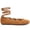 Brown, variant on Decould sylf Lace Up Ballet Flats for Women Comfortable Soft Suede Round Toe Retro Dress Flat Shoes