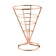 thumbnail image 4 of Soporte de alambre metálico para papas fritas, reutilizable, para conos Oro rosa, 4 of 9