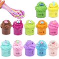 thumbnail image 1 of 12 Pack Butter Slime Kit  Mini Scented Slime for Kids Party Favor Stress Relief Toy for Girls and Boys Soft and Stretchy Cloud Slime, 1 of 10