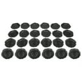 thumbnail image 4 of 24pcs 12.6-Inch Charger Plates Round Reef Plate Tableware for Wedding Party Black, 4 of 12