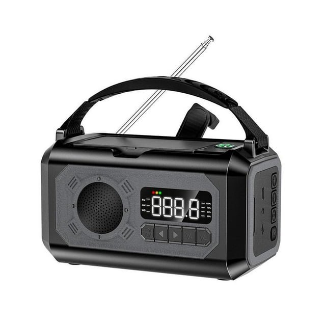 3 in 1Solar Emergency Power + Lights + Radio Hand Crank Power Gener 12000mAh