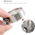 thumbnail image 4 of 60-piece professional hose clamp set, 8-38mm made of stainless steel, 7 sizes of hose clamps, industrial quality hose ties, robust and durable, suitable for water pipes, car, 4 of 5