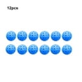 thumbnail image 3 of tamizeot 12 Pcs Balles de Pickleball Amusantes et Durables pour Compétition Extérieure Trous Durables et Robustes Extérieur Bleu, 3 of 6