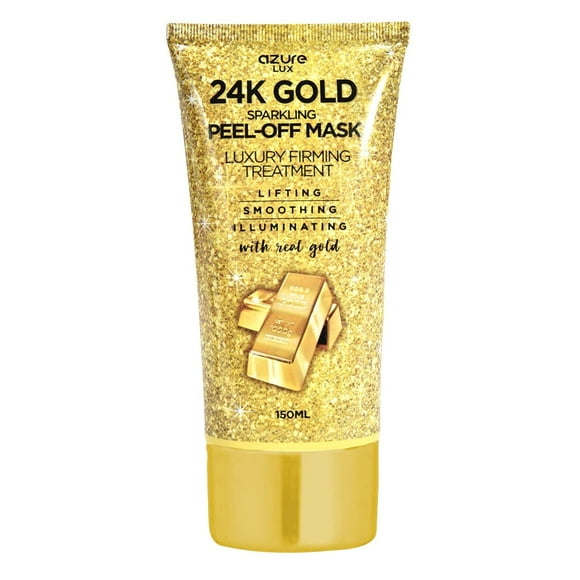 Mascarilla facial Azure de oro de 24 quilates reafirmante con ácido hialurónico de 150 ml