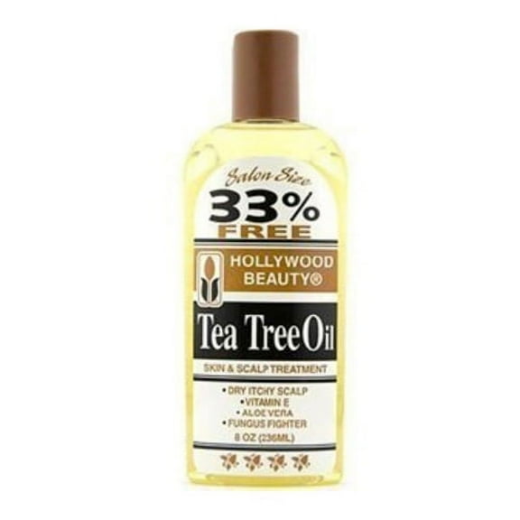 Hollywood Beauty Tea Tree Oil Skin and Scalp Treatment, 8 Oz, 2 Pack