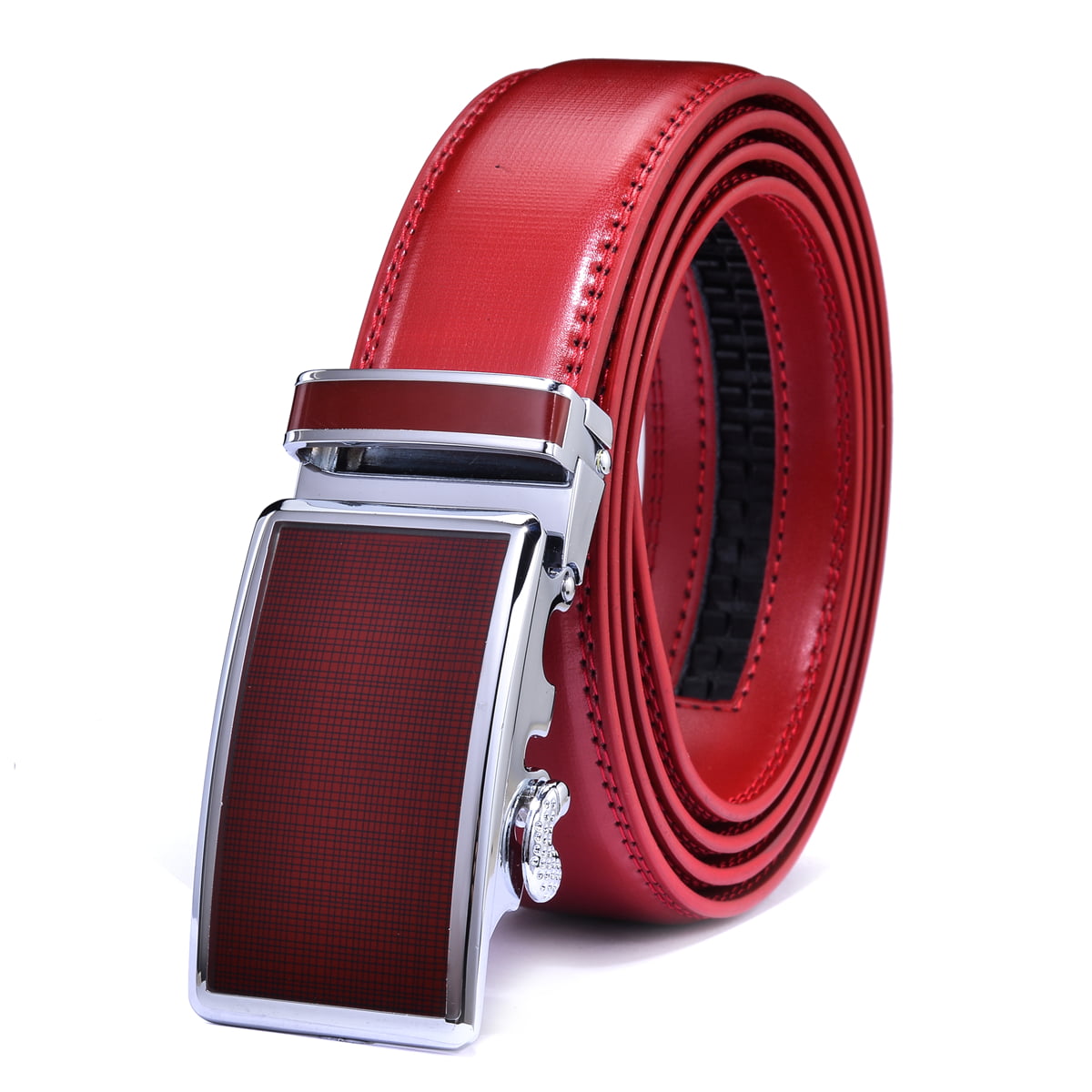 XGeek - XGEEK Men's Ratchet Belt with Genuine Leather, Slide Belt for ...