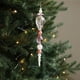 thumbnail image 2 of Decoraciones de Árbol de Navidad Collar de Colgante de Acrílico Transparente Metálico Decoración de Árbol de Navidad Colgante Ornamentos de Árbol de Navidad, 2 of 6