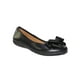 thumbnail image 1 of FLAT BALERINA VESTIR CASUAL COQUETA NIÑA MUJER DAMA NEGRO PIEL 55913A LEON 55913Ap, 1 of 3