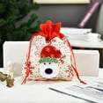 thumbnail image 4 of Christmas Gift Bags 3/4pcs Candy Sack holiday Drawstring Bags For Gifts santa Bulk Kids  Stuffers Containers Bag Combination, 4 of 11