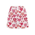 thumbnail image 5 of Garronmavis Valentines Day Skirt Mini Tennis Skirt for Women High Waisted Mini Golf Skirts Skorts Casual Inner Shorts Running Pickleball Skort, Valentines Pink Hearts Print, Size L, 5 of 7