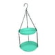 thumbnail image 5 of Comedero colgante para pájaros para exteriores, ideal para amantes de las aves, fácil de limpiar, para niños, con doble placa. Verde, 5 of 9