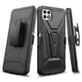thumbnail image 2 of Compatible for Boost Celero 5G Case with Holster Belt Clip Hybrid Shockproof Protective Phone Cover with Kickstand - Black, 2 of 7
