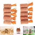 thumbnail image 1 of 10 Piezas de Juguete de Mazorca de Maíz para Hámster, Molinda de Dientes en forma de Zanahoria, Juguete Para Masticar, Adecuado para Hámsteres, Cobayas, Conejos y Loros, 1 of 7