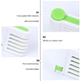 thumbnail image 2 of 2pcs DIY Cake Slicer Adjustable 5 Layers Bread Cutter Leveler Fixator Guide Tool Toast Cut Dessert Stratification Auxiliary for Kitchen Bakeware Pastry Supply Light Green, 2 of 5